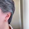گوشواره حلقه ای فول نگین ژوپینگ