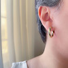 گوشواره حلقه ای میناکاری نود پیچ استیل