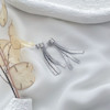 گوشواره آویز هرینگبون استیل