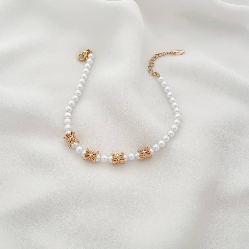 دستبند مروارید تاج ژوپینگ