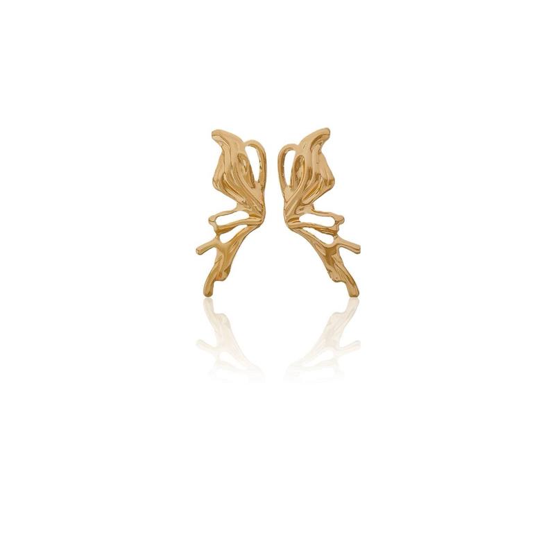 گوشواره طرح پروانه زارا استیل