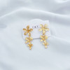گوشواره طرح گل زارا استیل