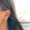 گوشواره حلقه اشکی نگیندار ژوپینگ