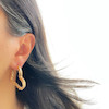 گوشواره حلقه ای قلب خاویاری ژوپینگ