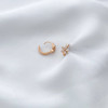 گوشواره گل ریز نگیندار ژوپینگ
