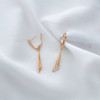 گوشواره آویز مثلثی نگیندار ژوپینگ