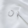 گوشواره حلقه آینه ای نگیندار ژوپینگ