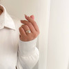 انگشتر سولیتر و حلقه پیچ نگیندار ژوپینگ