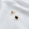 گوشواره ونکلیف مشکی استیل