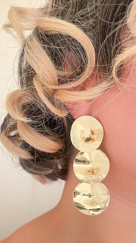 گوشواره آویز مهتاب‌نگار طرح زارا 12