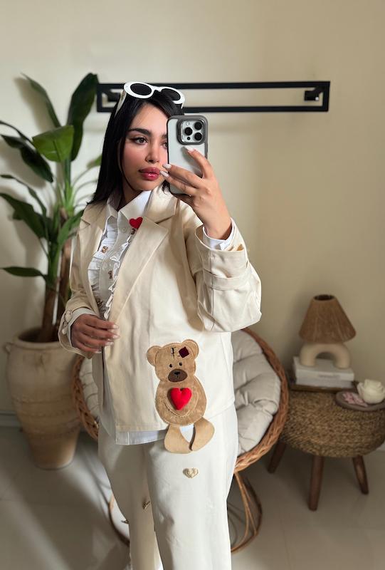 کت و‌ شلوار red hearts♥️