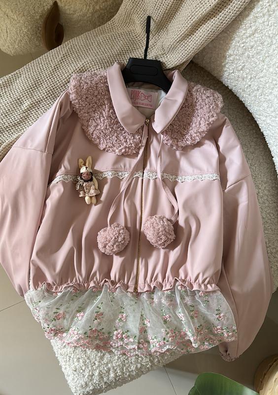 جکت baby pink 🩰🐰