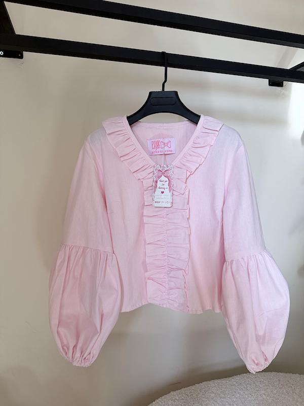 شومیز baby pink 👼🏼🌸