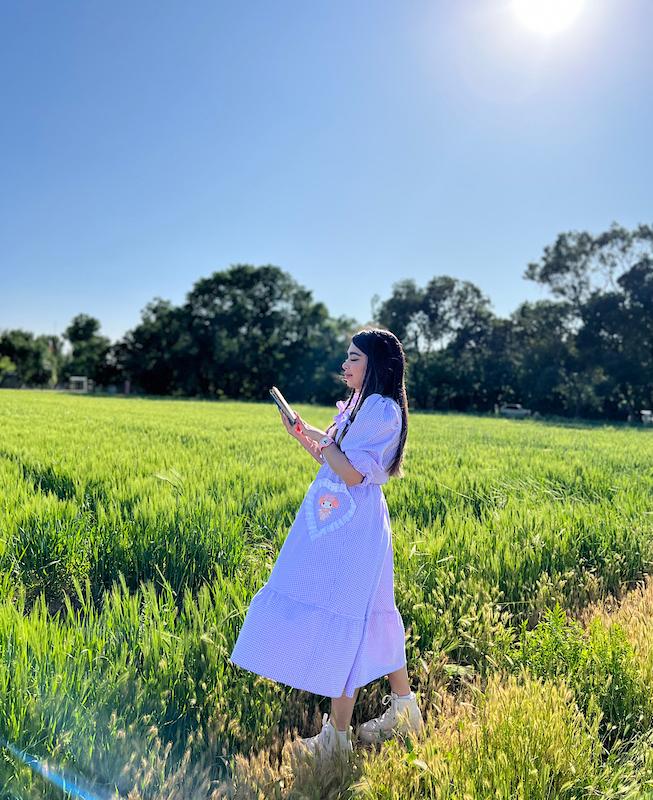 پیراهن های چهارخونه 💜🩵