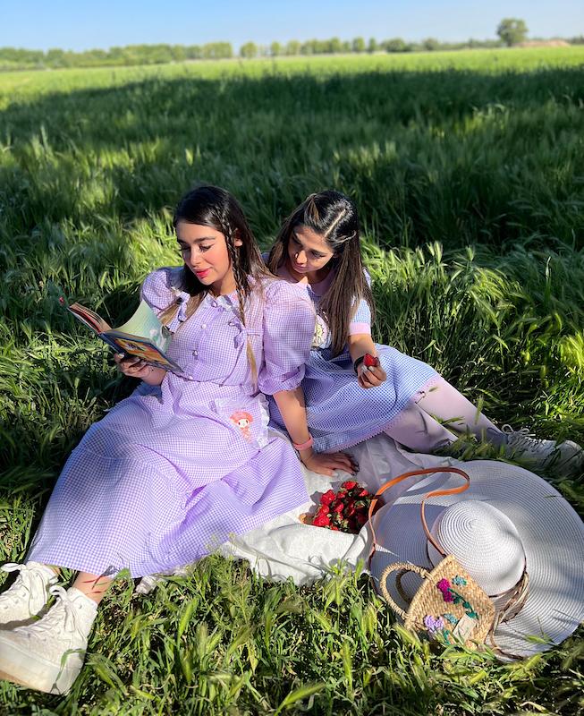 پیراهن های چهارخونه 💜🩵