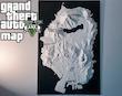تابلو دیواری طرح نقشه GTA