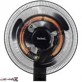 پنکه و هیتر دوکاره تکنو مدل Te-9600 کد 452