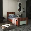 تخت خواب یکنفره اعیان مدل FH363 سایز 90x200 سانتی متر