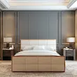 تخت خواب دونفره اعیان مدل FH840 سایز 160x200 سانتی متر