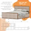 تخت خواب دونفره اعیان مدل FH840 سایز 160x200 سانتی متر