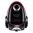 جاروبرقی خشک کیسه‌دار دوو مدل DVC-LH22R با موتور 2100 وات، مکش 650 وات، ظرفیت مخزن 4.5 لیتر، فیلتر HEPA ضد آلرژی، صدای تا 75 دسی‌بل، کابل 8 متر، شعاع عملکرد 11 متر، سیستم خاموشی خودکار و سه سری توربو، پارویی مبلمان و گردگیر