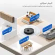 جارو رباتیک ایربات مدل S9 Ultra با سیستم ناوبری LiDAR، قدرت مکش 12000 پاسکال و باتری 5200 میلی‌آمپر ساعت، قابلیت جاروکشی، مکش و تی‌کشی مرطوب، کنترل از راه دور با اپلیکیشن و حسگرهای جلوگیری از برخورد و سقوط