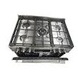 اجاق گاز گازی 5 شعله اسنوا مدل SGC5-7211 با ولوم باکالیت، دما سنج، جوجه گردان و ترموکوپل، ظرفیت فر 50-100 لیتر و فندک فر