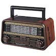 رادیو اسپیکر 8 باند FM، AM، SW، MW و TV با قابلیت بلوتوث و AUX مدل M-1940BT، باطری خور و برق مستقیم 5 وات، وزن 700 گرم
