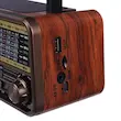 رادیو اسپیکر 8 باند FM، AM، SW، MW و TV با قابلیت بلوتوث و AUX مدل M-1940BT، باطری خور و برق مستقیم 5 وات، وزن 700 گرم
