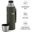 فلاسک ترموس مدل KING BEVERAGE BOTTLE کد G2025 گنجایش 1.2 لیتر