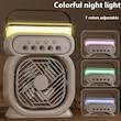 پنکه رومیزی FAN HUMIDIFIER ظرفیت ۲۶۰۰ میلی آمپر ساعت