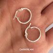 گوشواره حلقه ساده وارداتی
