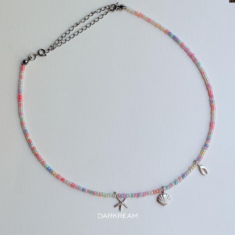گردنبند پاستلی نقره