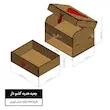جعبه هدیه کشویی فانتزی 