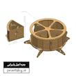 جعبه پذیرایی دایره ای  سایز بزرگ 