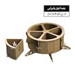 جعبه پذیرایی دایره ای  سایز بزرگ 