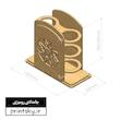 جا مدادی رومیزی ساده چوبی سری دوم