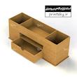 استند موبایل و لوازم التحریر چوبی سری دوم