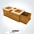 جعبه چوبی عینک