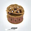 جعبه درب دار لولایی چوبی