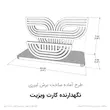 نگهدارنده کارت ویزیت چوبی سری 3