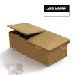 جعبه انگشتر و ساعت دوتایی چوبی
