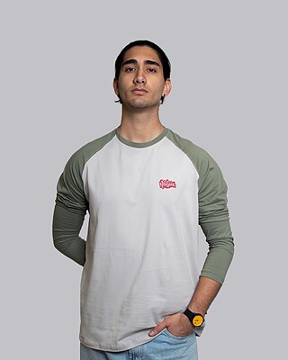 l-sleeve "SKATEBOARD" grey