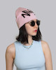 beanie "HIP HOP" pink