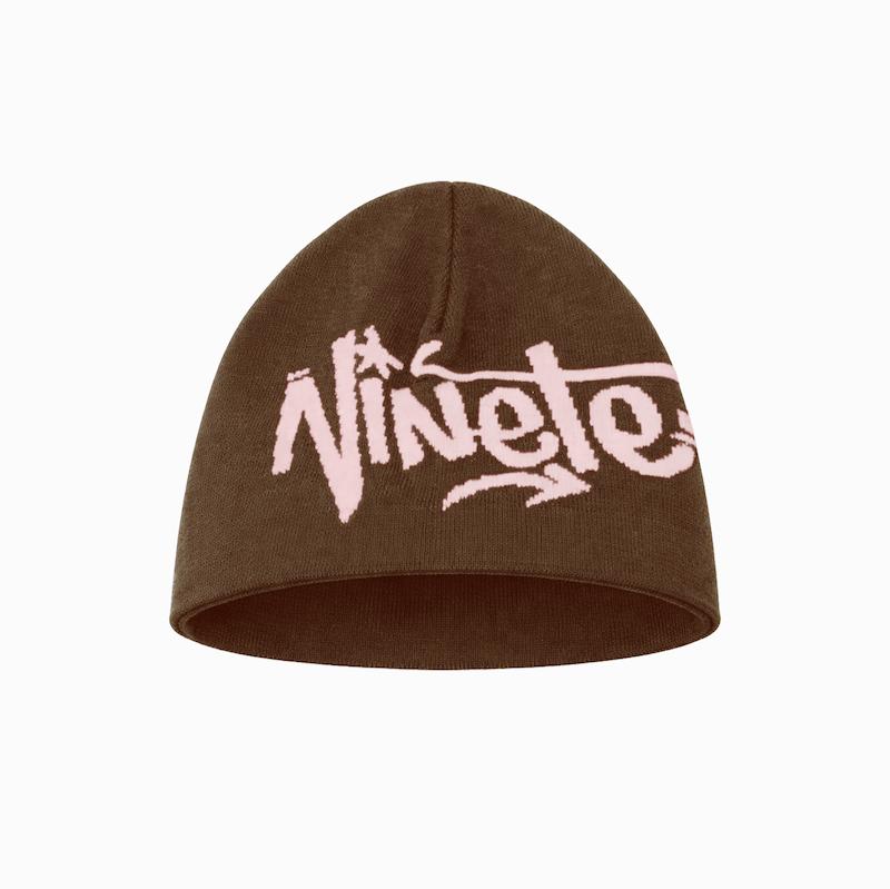 beanie "HIP HOP" brown