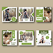 مجموعه قالب لایه باز پست و استوری اینستاگرام | شناسه mg-124024