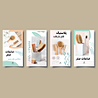 مجموعه قالب لایه باز پست و استوری اینستاگرام | شناسه mg-124016