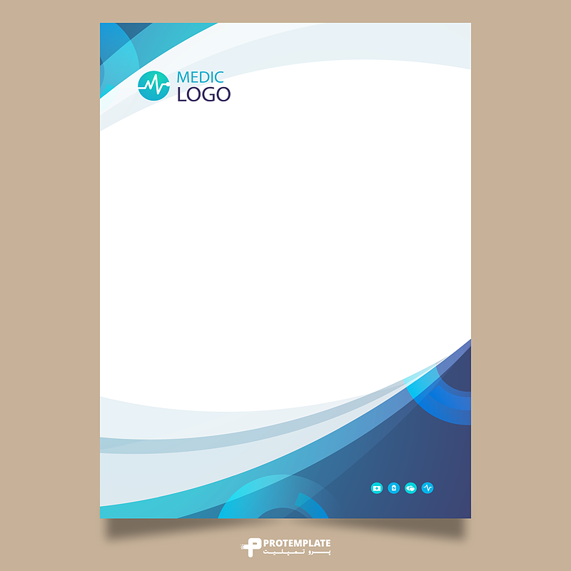 فایل لایه باز سربرگ شرکتی و تجاری | شناسه SB-160020