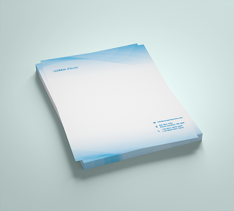 فایل لایه باز سربرگ شرکتی و تجاری | شناسه SB-160022