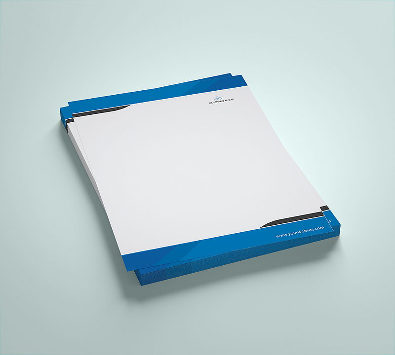 فایل لایه باز سربرگ شرکتی و تجاری | شناسه SB-160029